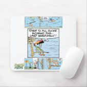 Tapis De Souris Humour de contrôleurs de la navigation aérienne (Avec souris)