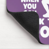 Tapis De Souris Humour de l'entraînement - Travail que le chou, la (Coin)