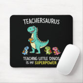 Tapis De Souris Humour de professeur Teachersaurus avec de petits  (Avec souris)