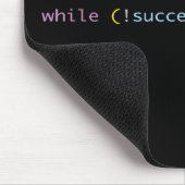 Tapis De Souris Humour de programmeur développeur codage Réessayer (Coin)