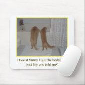 Tapis De Souris Humour des chats mafieux (Avec souris)