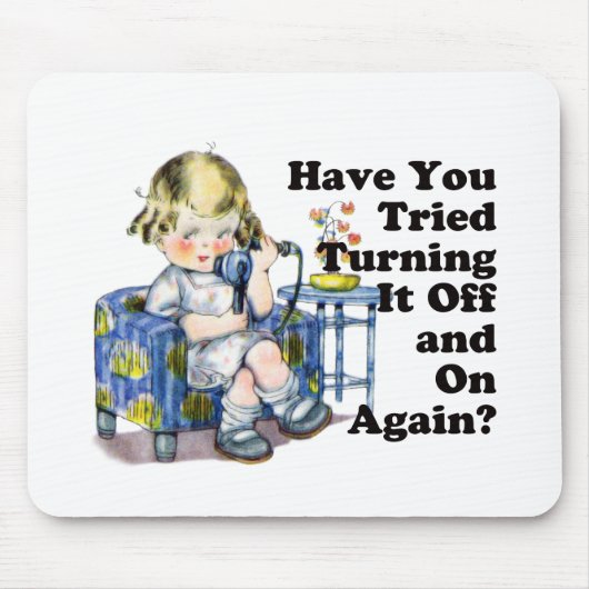 Tapis De Souris Humour d'Internet (Devant)