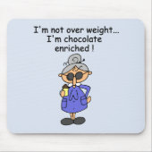 Tapis De Souris Humour enrichi par chocolat (Devant)