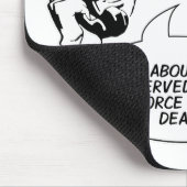 Tapis De Souris Humour féministe rétro mousepad (Coin)