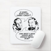 Tapis De Souris Humour féministe rétro mousepad (Avec souris)