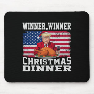 Tapis De Souris Humour Funny Trump Gagnante du dîner de Noël M