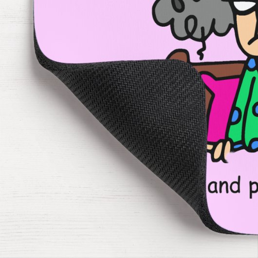 Tapis De Souris Humour heure du coucher (Coin)