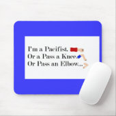 Tapis De Souris Humour pacifiste mixed martial art (Avec souris)