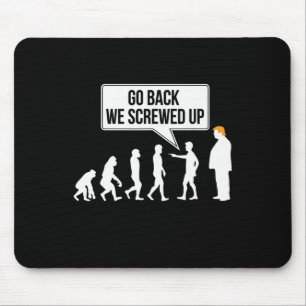 Tapis De Souris Humour politique drôle anti-Trump évolution 