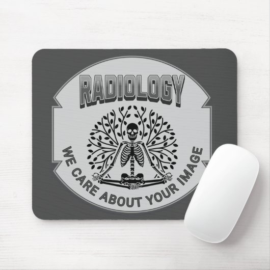 Tapis De Souris Humour radiologique - Votre image compte (Avec souris)
