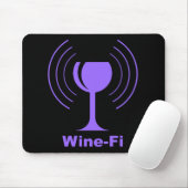 Tapis De Souris Humour Wine-fi (Avec souris)