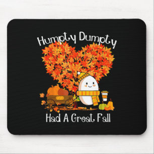 Tapis De Souris Humpty Dumpty A Eu Une Grande Automne Feuilles D'A