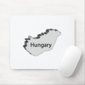 Tapis De Souris Hungary 3D (Avec souris)
