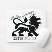 Tapis De Souris Hurlement comme un lion (Avec souris)
