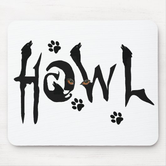 Tapis De Souris Hurlement Mousepad (Devant)