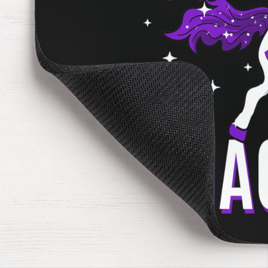 Tapis De Souris Hurler Syndrome Guerrier Sensibilisation Unicorne (Coin)