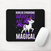 Tapis De Souris Hurler Syndrome Guerrier Sensibilisation Unicorne (Avec souris)