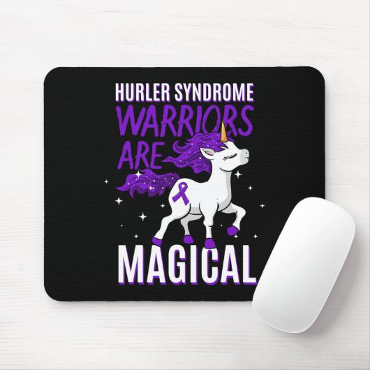 Tapis De Souris Hurler Syndrome Guerrier Sensibilisation Unicorne (Avec souris)