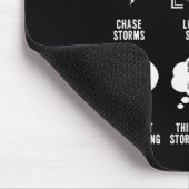 Tapis De Souris Hurricane Chasing Chaser Tornado Hunter Meteorolog (Coin)