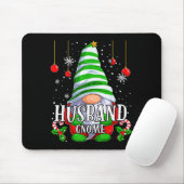 Tapis De Souris Husband Gnome Christmas Pajamas Matching Family Gr (Avec souris)