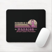 Tapis De Souris Husband Of A Warrior Breast Cancer Awareness Suppo (Avec souris)