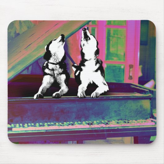 Tapis De Souris Husky Blues (Devant)