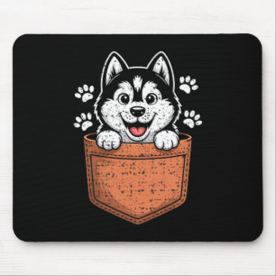 Tapis De Souris Husky sibérien dans votre panier avant