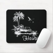 Tapis De Souris Hutte de plage d'Hawaï (Avec souris)