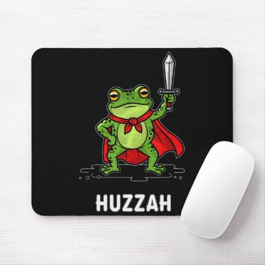 Tapis De Souris Huzzah Frog  (Avec souris)