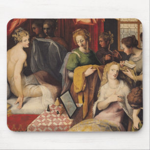 Tapis De Souris Hyante et Climene à leur toilette