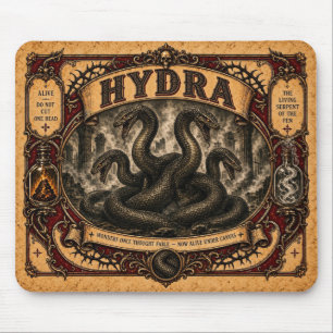 Tapis De Souris Hydra, Monstre de Cirque Vintage