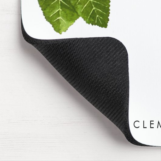 Tapis De Souris Hydrangea| Ajouter un nom (Coin)