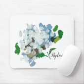 Tapis De Souris Hydrangea Aquarelle (Avec souris)