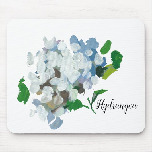 Tapis De Souris Hydrangea Aquarelle (Devant)