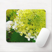 Tapis De Souris Hydrangea Limelight Vert Chartreuse Élégant (Avec souris)