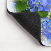 Tapis De Souris HYDRANGEAS BLEU~ Mousepad (Coin)