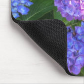 Tapis De Souris Hydrangeas bleues et violettes (Coin)