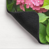 Tapis De Souris Hydrangeas Rose Foncé (Coin)