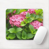 Tapis De Souris Hydrangeas Rose Foncé (Avec souris)