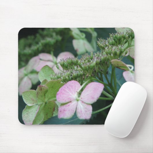 Tapis De Souris hydrangée (Avec souris)
