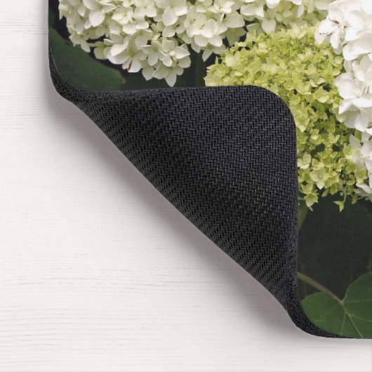 Tapis De Souris Hydrangée blanche (Coin)
