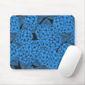 Tapis De Souris Hydrangée bleue (Avec souris)