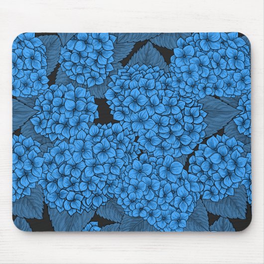 Tapis De Souris Hydrangée bleue (Devant)