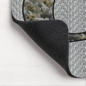 Tapis De Souris Hydrangée C initiale monogramme Mousepad floral (Coin)