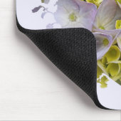 Tapis De Souris Hydrangées dans une coupe de coeur (Coin)