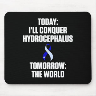 Tapis De Souris Hydrocéphalie Survivant Aujourd'hui Guerrier de se