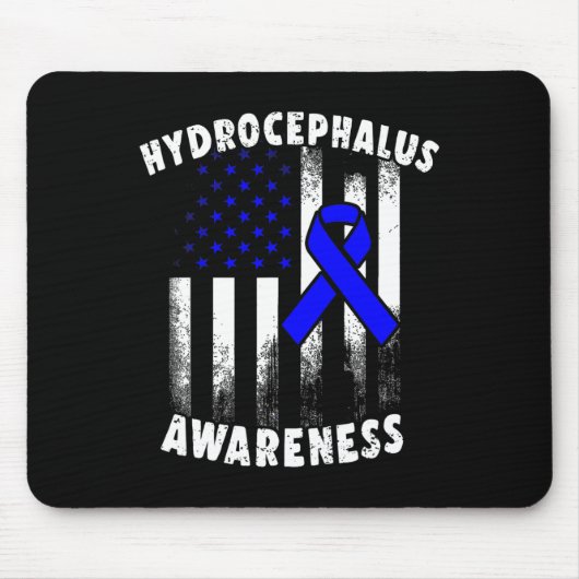 Tapis De Souris Hydrocéphalie Survivant Plan Guerrier de sensibili (Devant)
