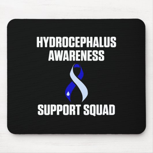 Tapis De Souris Hydrocéphalie Survivant Soutien Guerrier de sensib (Devant)