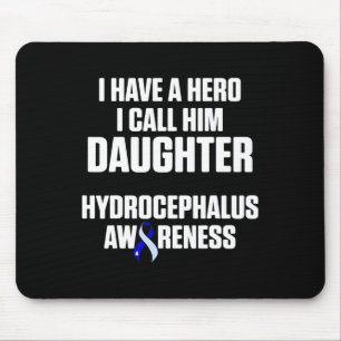 Tapis De Souris Hydrocéphalie Survivante Fille Guerrier de sensibi