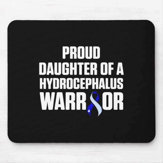 Tapis De Souris Hydrocéphalie Survivante Fille Guerrier de sensibi (Devant)